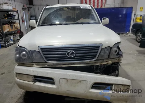 2000 Lexus Lx 470 z USA, uszkodzony, nr VIN JT6HT00WXY0086600